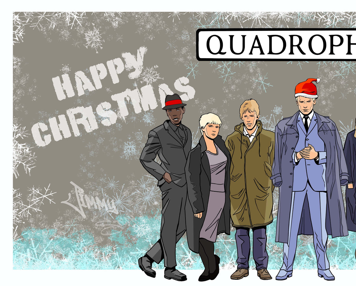 Quadrophenia Alley Exclusive Quadrophenia Cast Christmas Card - Pack 5
