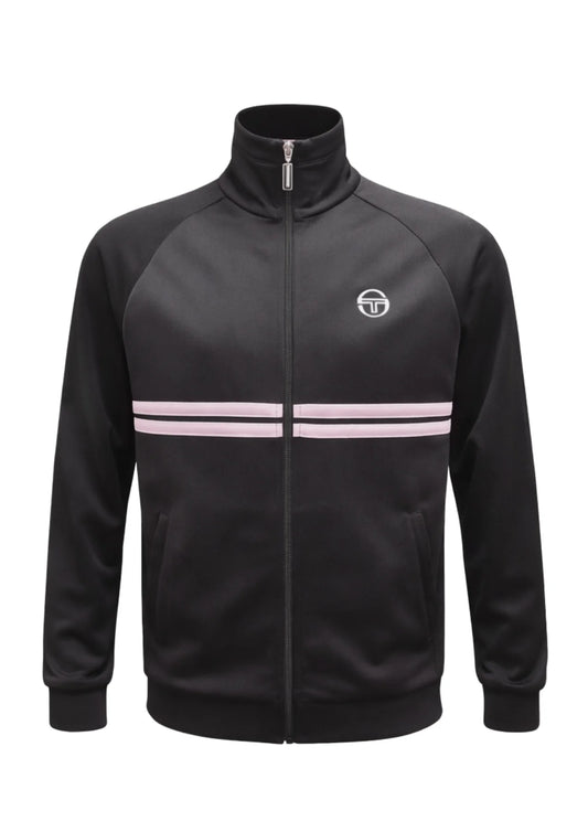 Sergio Tacchini Men's Dallas Track Top Black / Light Lilac