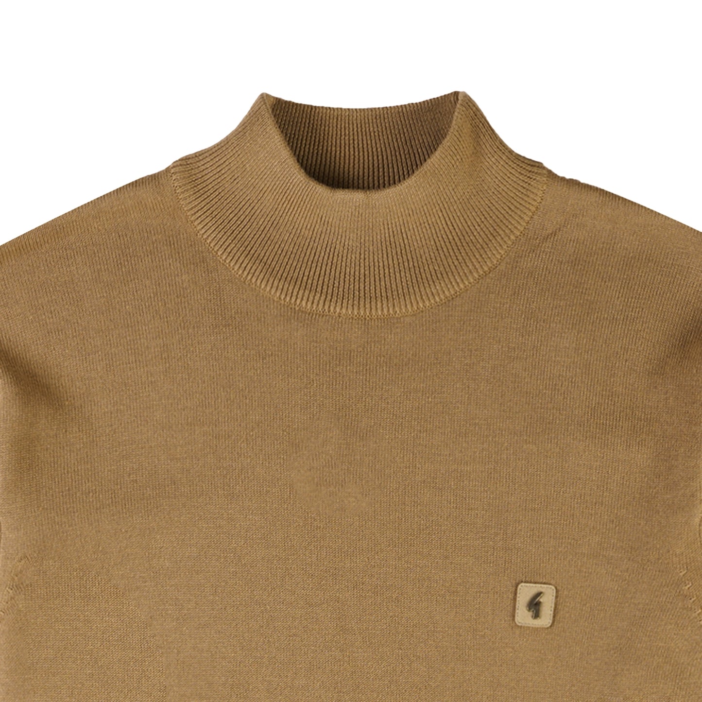 Gabicci Vintage Men's V55GK10 Duke Turtle Neck Knit Jumper Nutmeg Brown