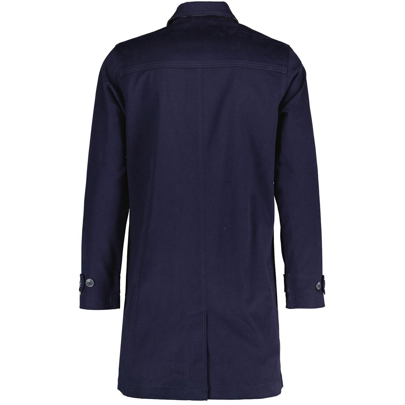 Gabicci Vintage Men s V00GJ12 Houghton Rain Mac Coat Navy Blue