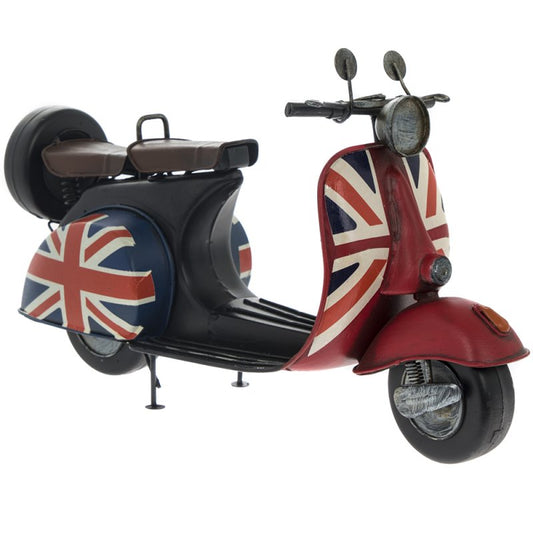 Quadrophenia Alley 30cm Vintage Tin Union Jack Scooter