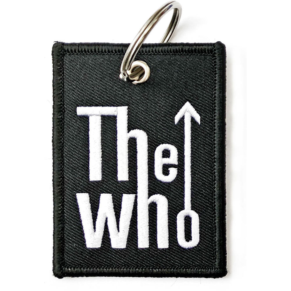 The Who Official Arrow Logo Woven Patch Keychain