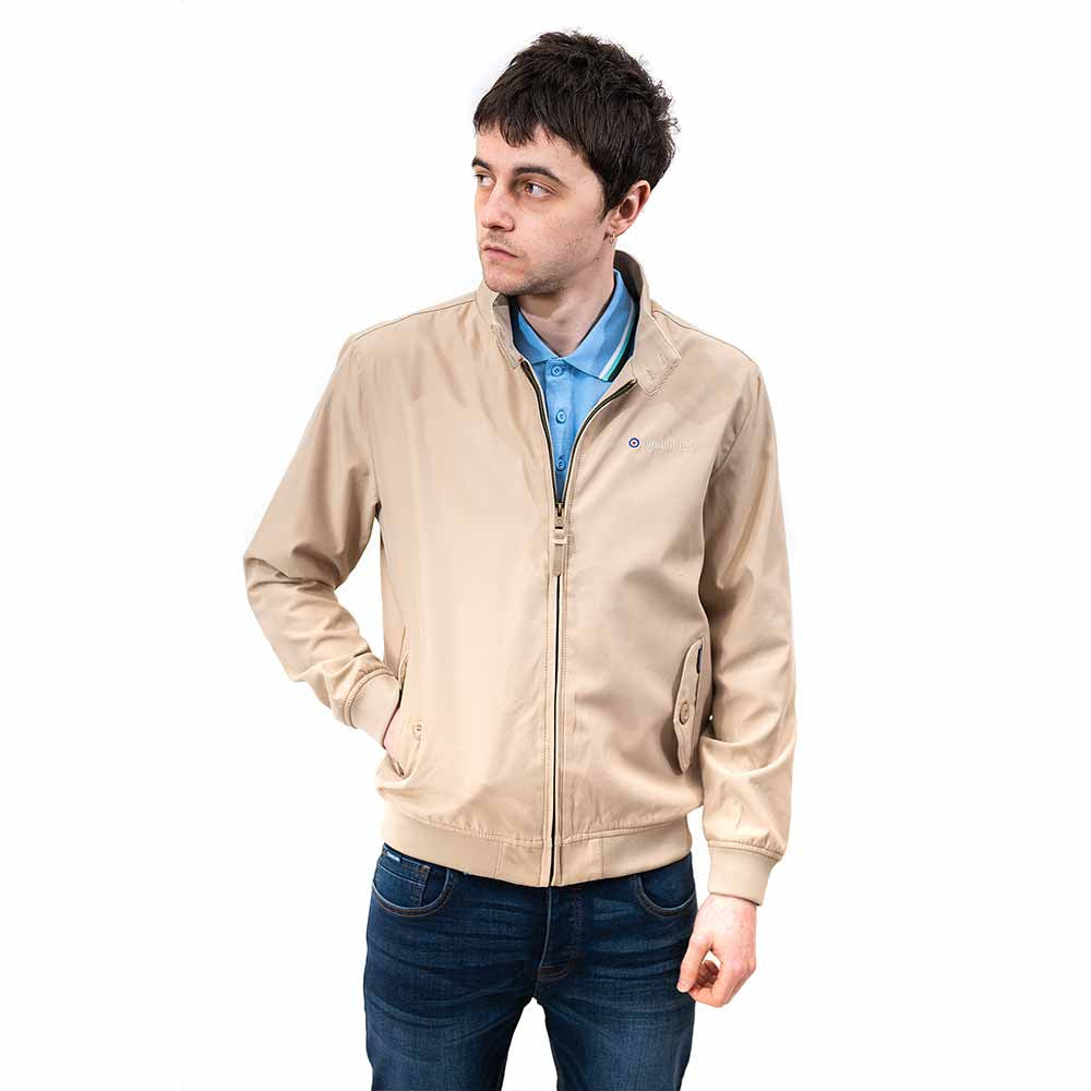 Mens stone sale harrington jacket