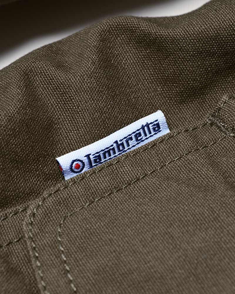 Lambretta Men's SS6252 Sherpa Lined Parka Coat Khaki Green