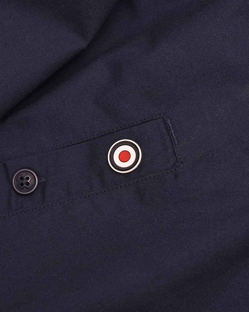 Lambretta Men's SS1626 Triple Tipped Monkey Jacket Navy Blue