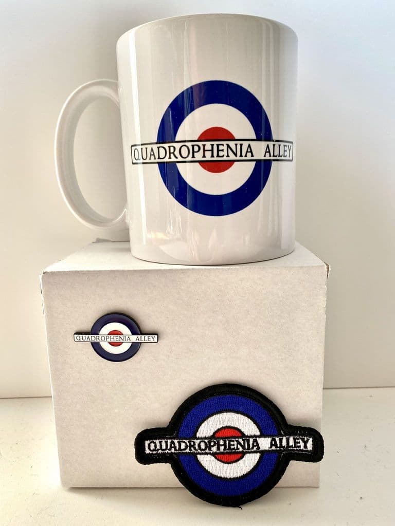 Quadrophenia Alley Gift Pack 1 - Mug, Badge & Patch